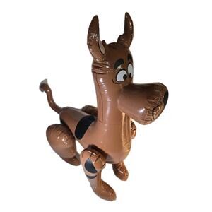 Vintage Scooby-Doo Rinco 2002 Vinyl Inflatable Blow Up Toy SQUEAKS! 3 Feet Tall